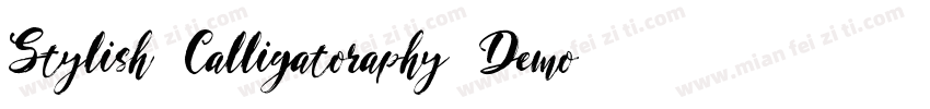 Stylish Calligatoraphy Demo字体转换